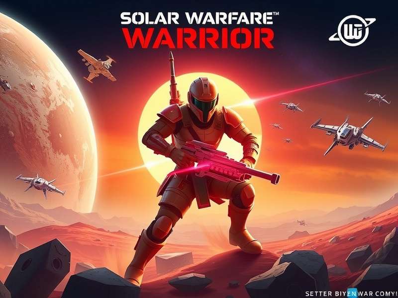 Solar Warfare Warrior Game Banner